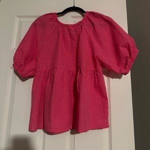 Old Navy Pink bubble top